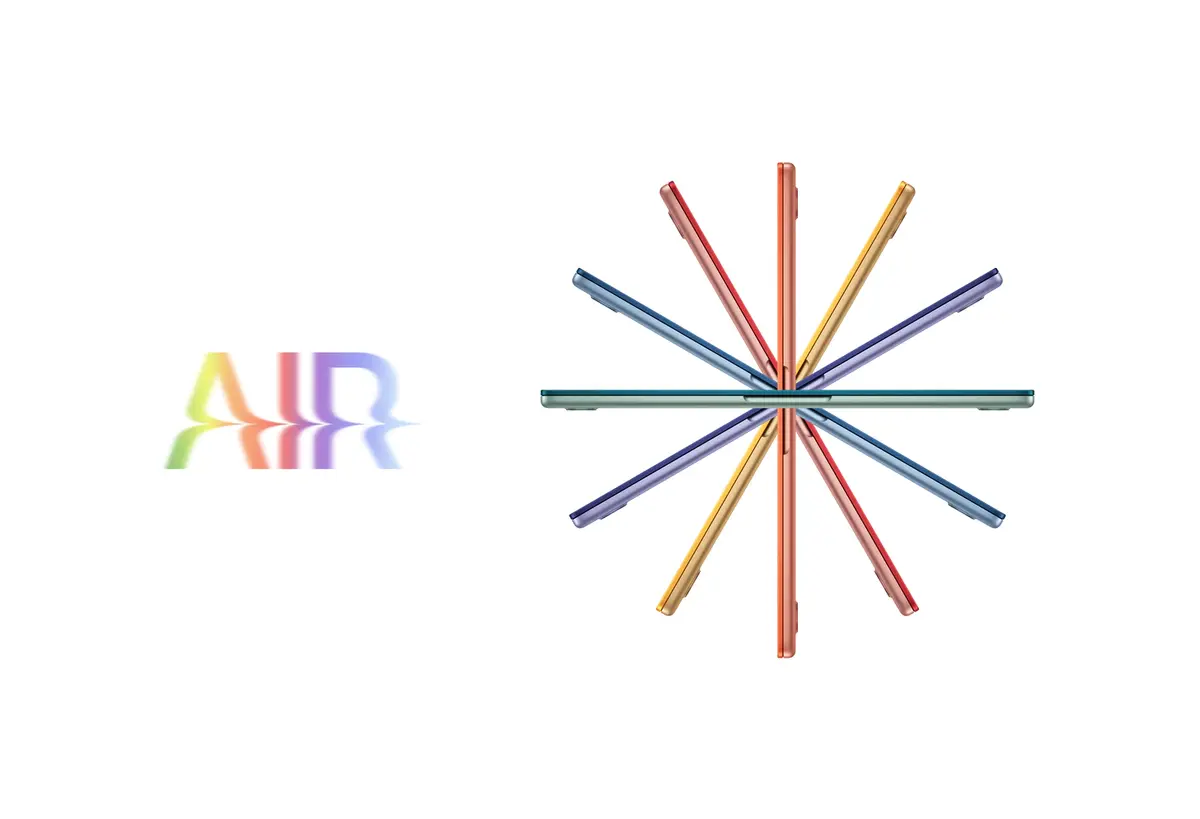 MacBook Air M2 : auriez-vous voulu un MacBook Air M2 aux couleurs de l'iMac M1 ?