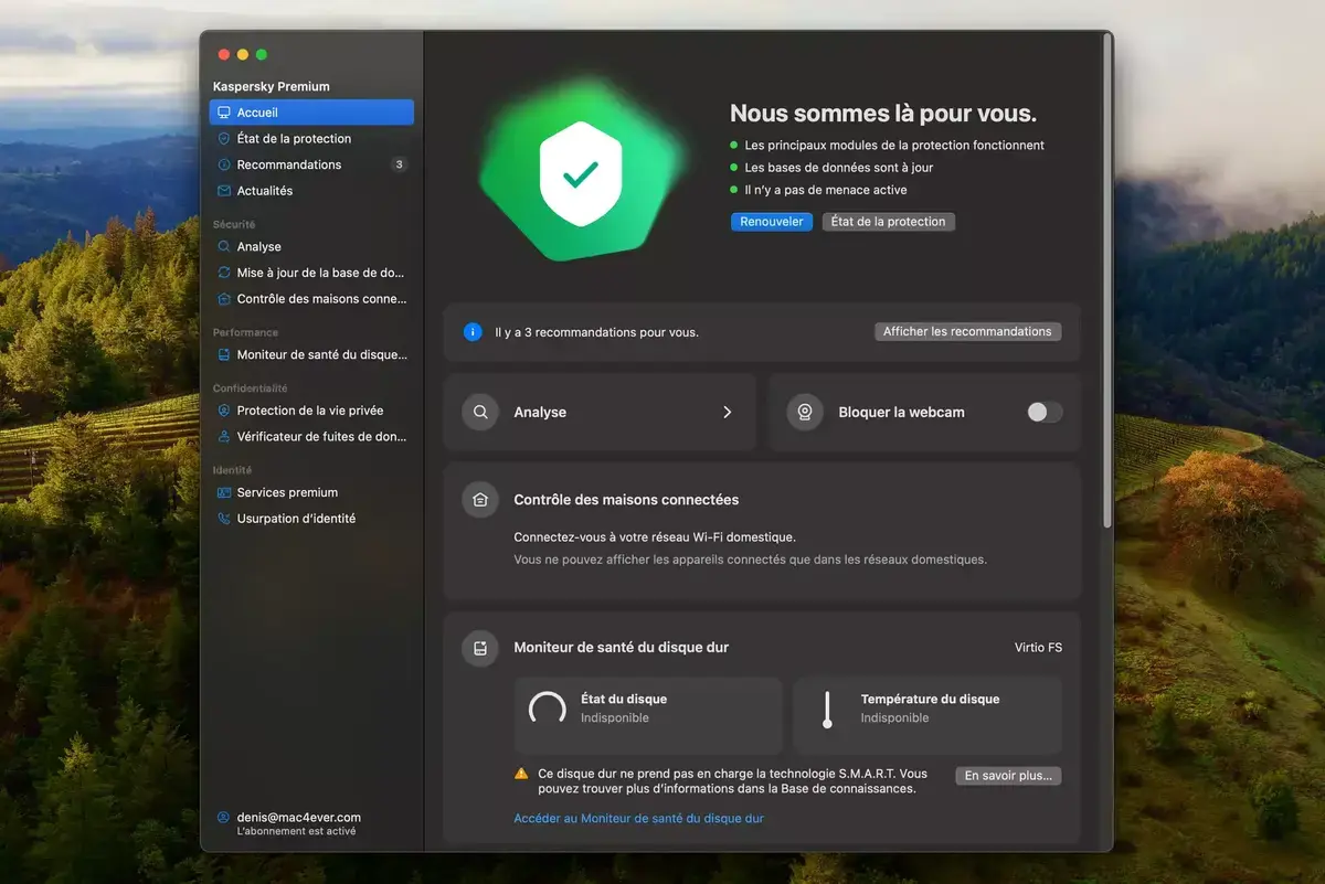 Kaspersky pour Mac