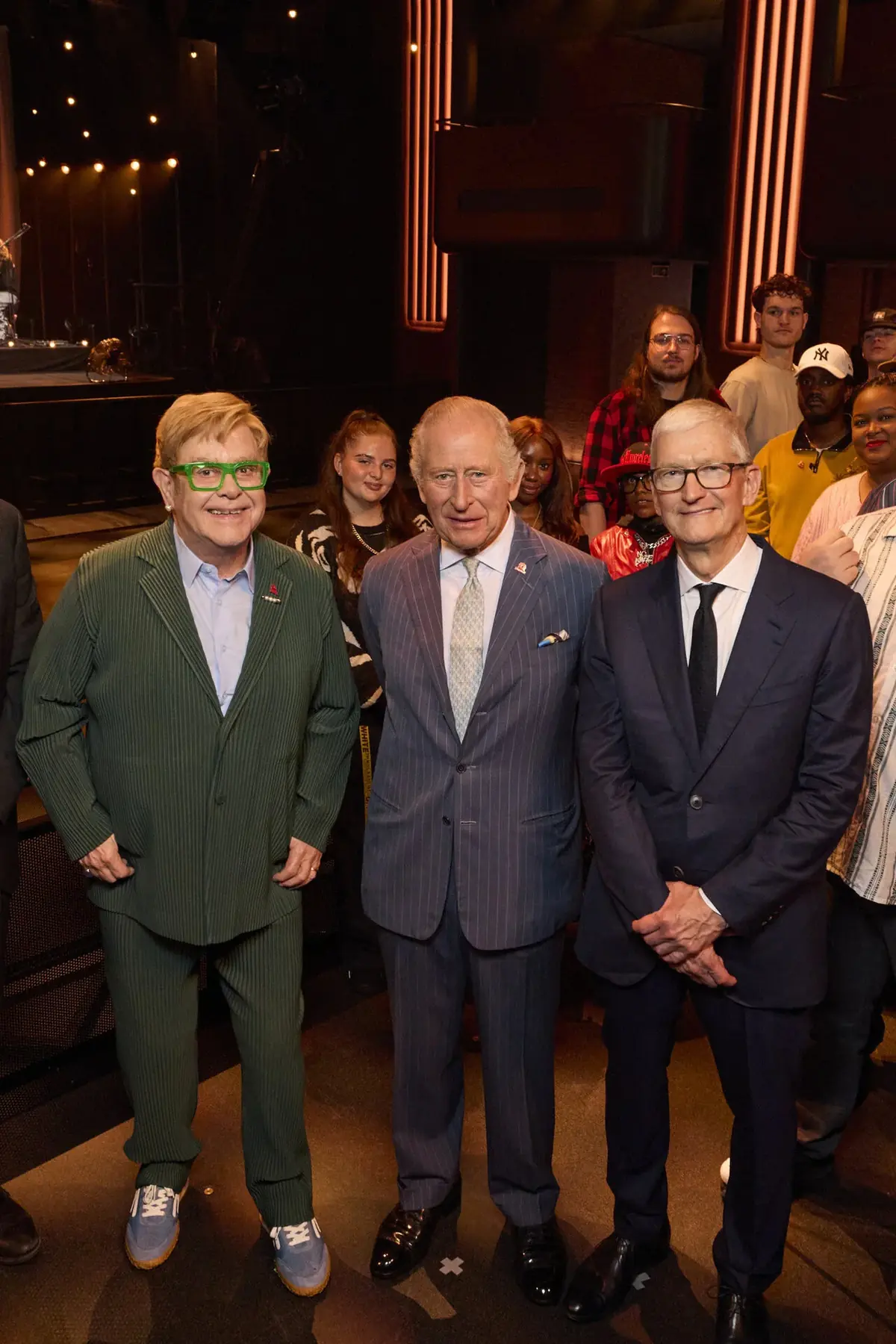 Tim Cook Charles III Elton John
