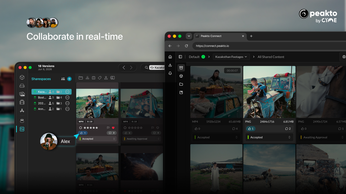 Peakto facilite enfin le partage de photos sans passer par le cloud