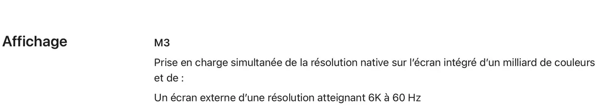 Le MacBook Pro M3 prend désormais en charge 2 écrans externes !