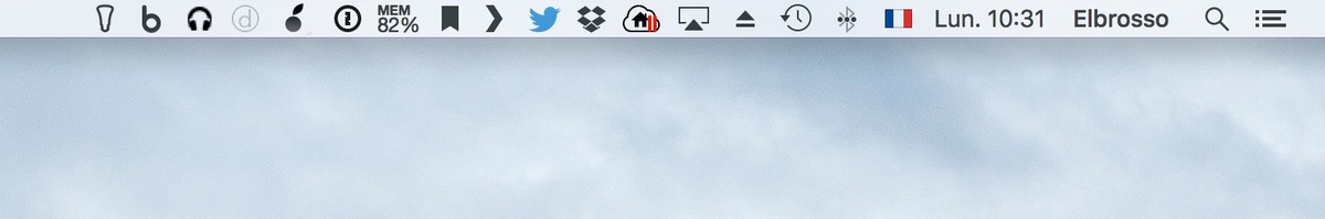 Astuce : réorganiser les pictogrammes de la barre des menus d'OS X