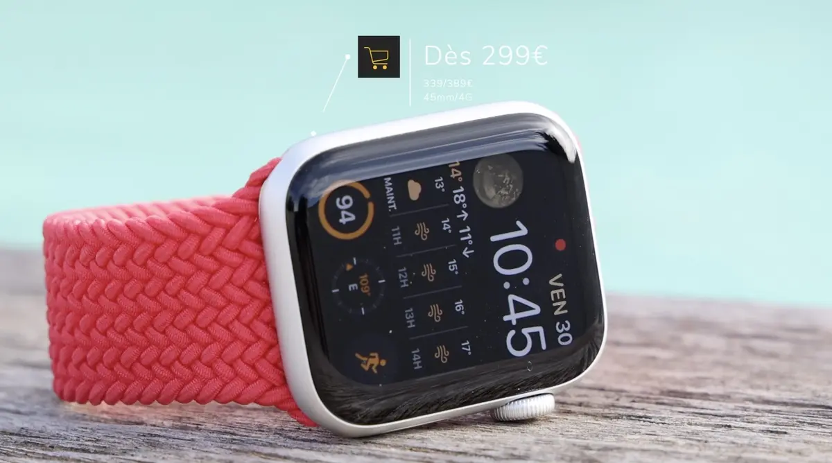 Test de l'Apple Watch SE 2 (2022)