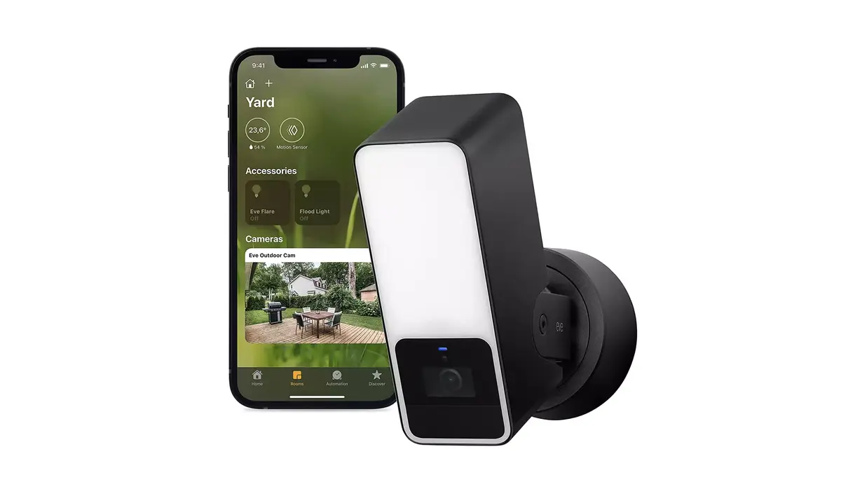 Jusqu'à -30% sur la gamme Eve compatible HomeKit : Outdoor Cam HomeKit Secure Video à 211€ (-22€)