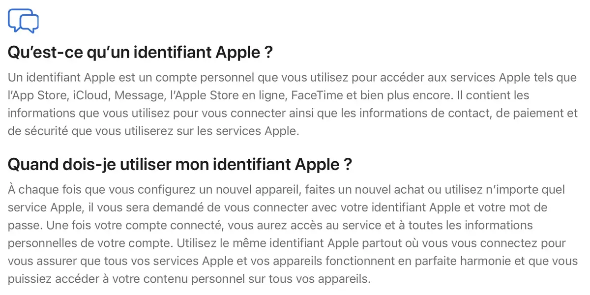 L'Apple ID va bien changer de nom 