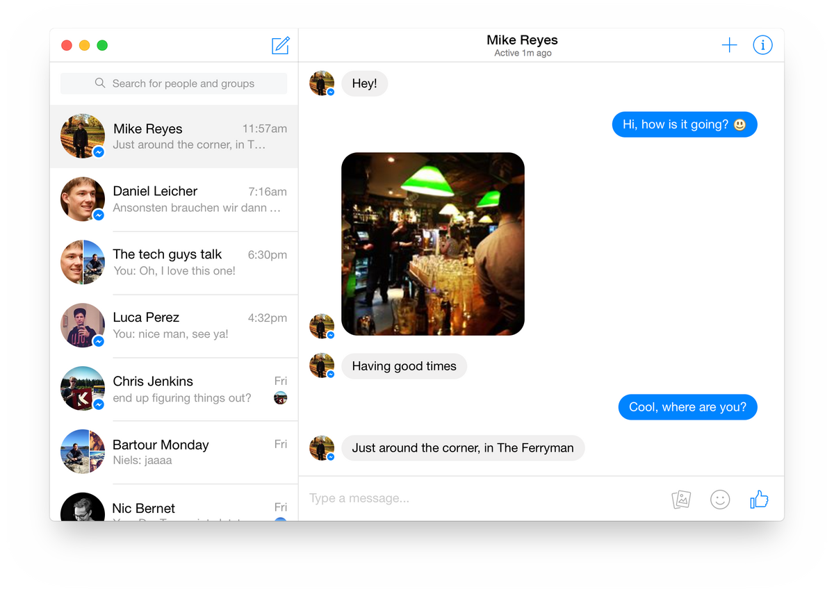 Facebook préparerait une app "Messenger" pour OS X