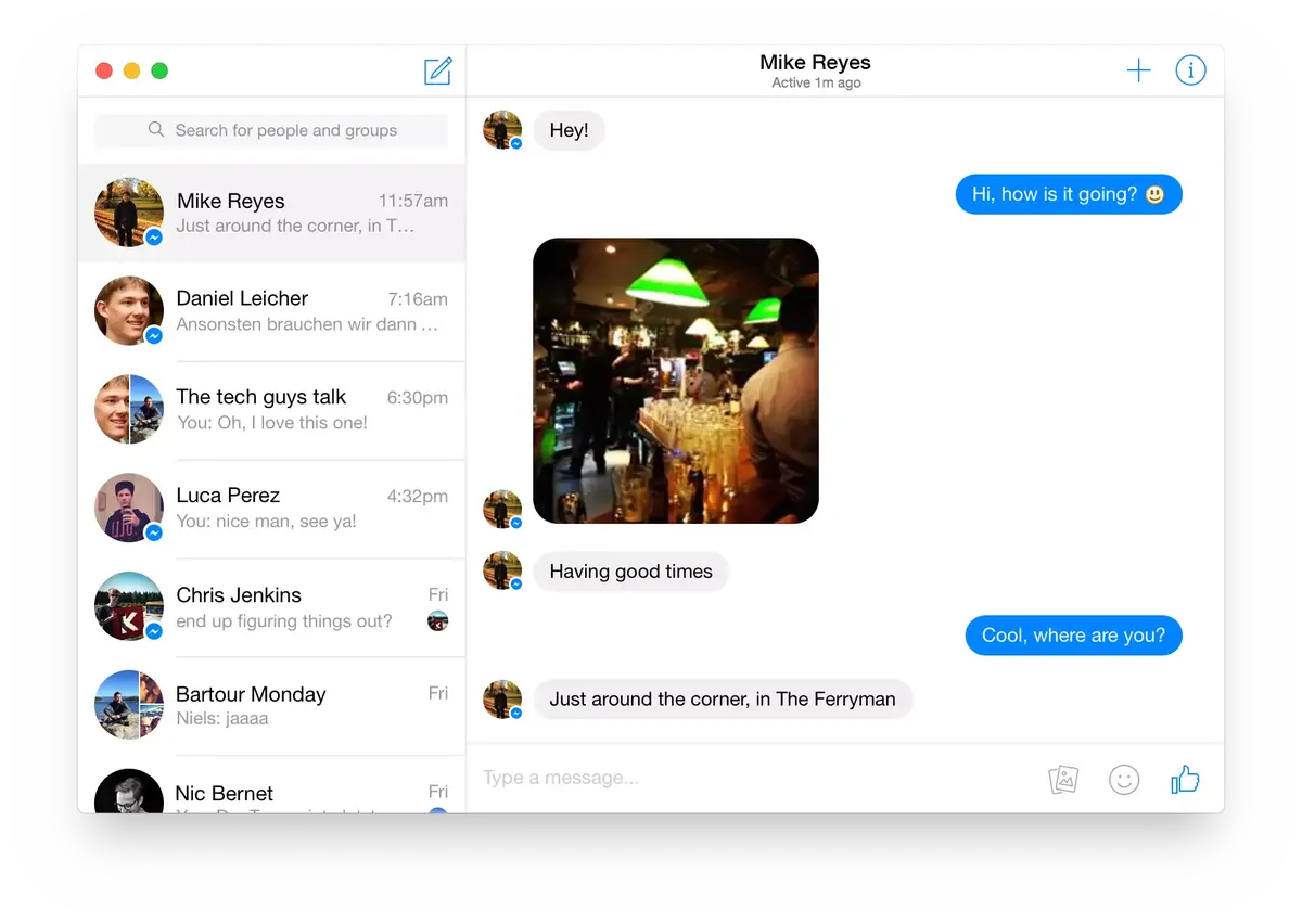 Facebook préparerait une app "Messenger" pour OS X