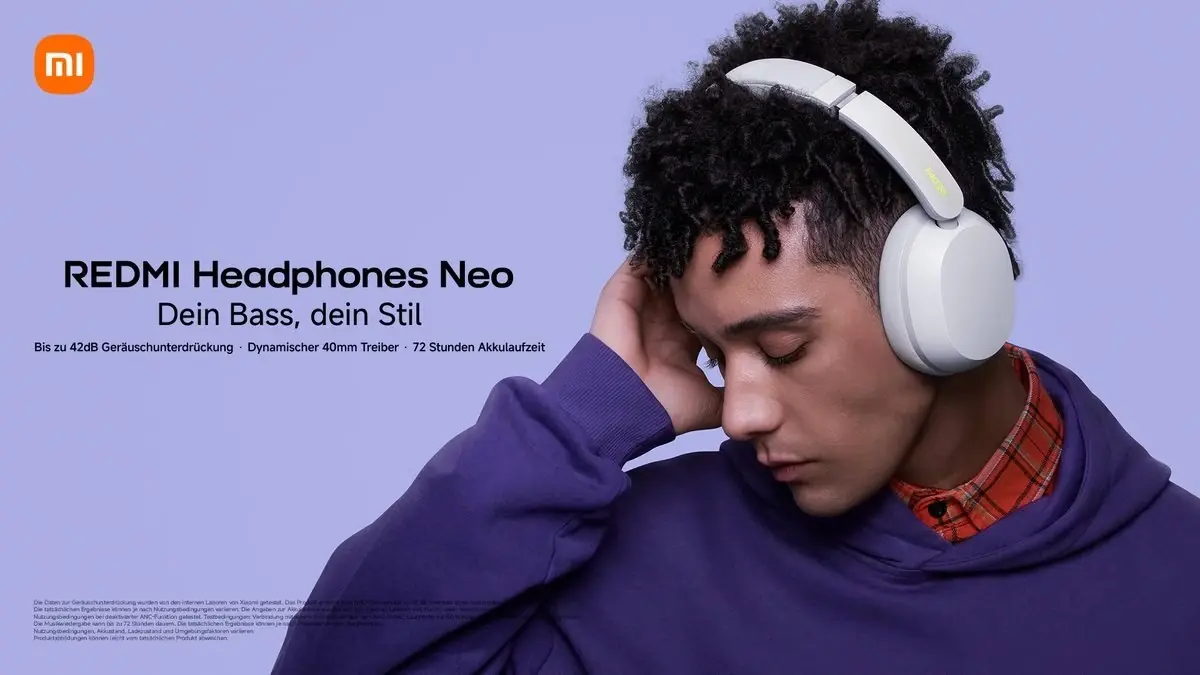 Redmi Headphones Neo&nbsp;: Xiaomi attaque l'ANC avec un casque &agrave; 59,99 euros