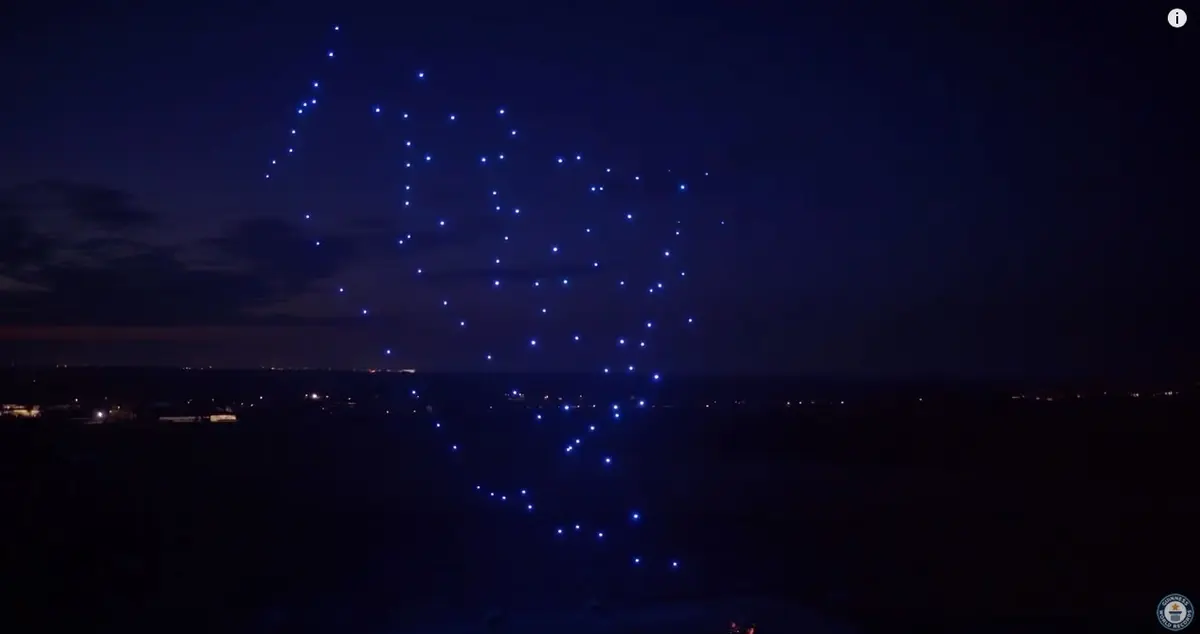 Les drones remplaceront les feux d'artifice dans le futur selon Intel