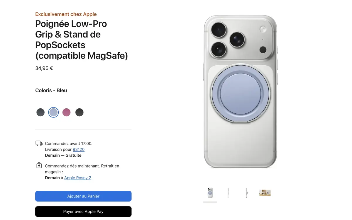 AirTag, MagSafe, PopSocket, batteries&nbsp;: Apple mise sur des accessoires color&eacute;s pour l'&eacute;t&eacute;