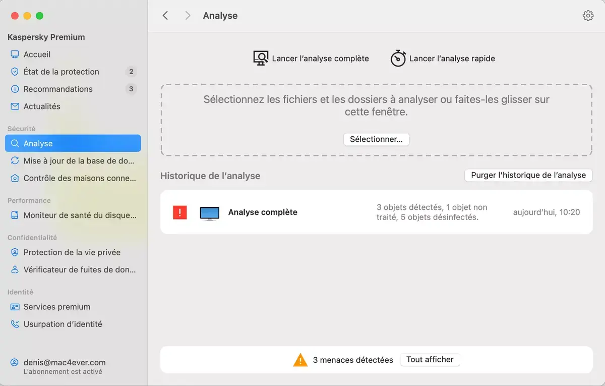 Antivirus Mac Kaspersky Premium