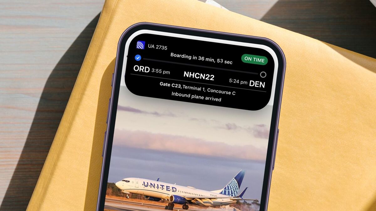iOS 16.5 : toutes les informations des vols United Airlines sur son iPhone