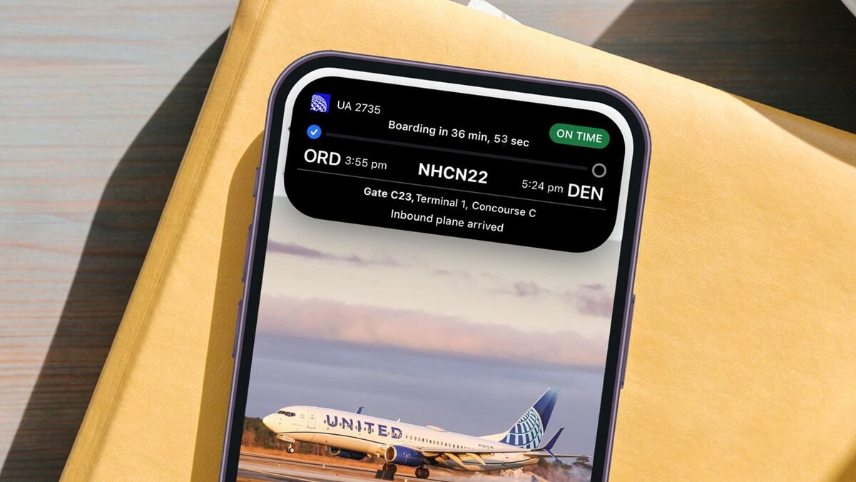 iOS 16.5 : toutes les informations des vols United Airlines sur son iPhone