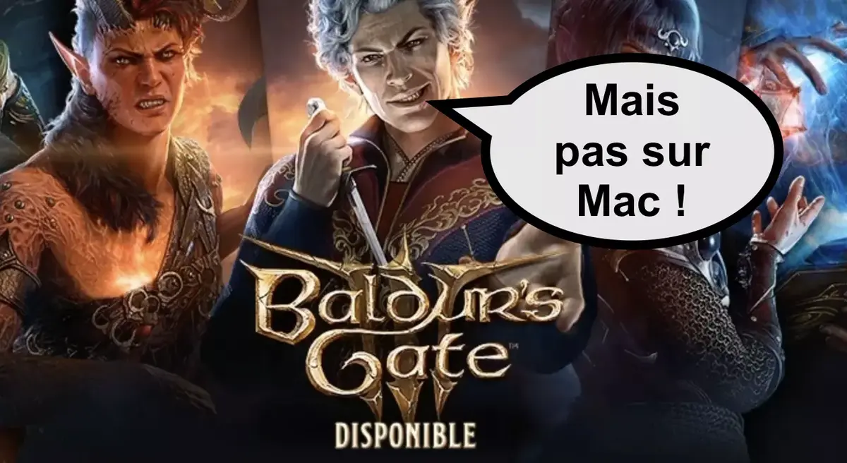 Baldur's Gate pas disponible sur Mac