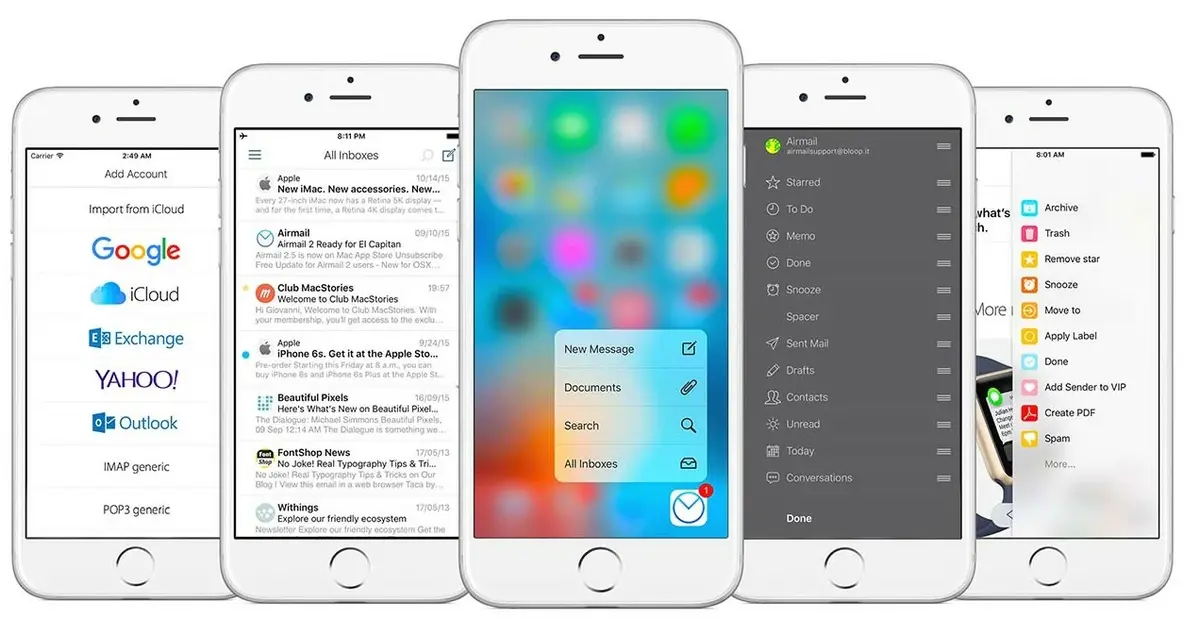 Airmail est désormais disponible sur iPhone et iPod touch