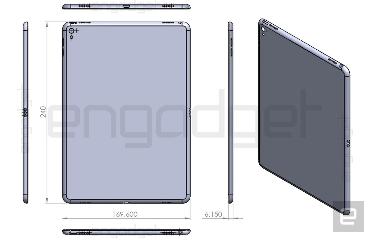 iPad Air 3 : un nouveau schéma confirme le "Smart Connector" et les 4 haut-parleurs