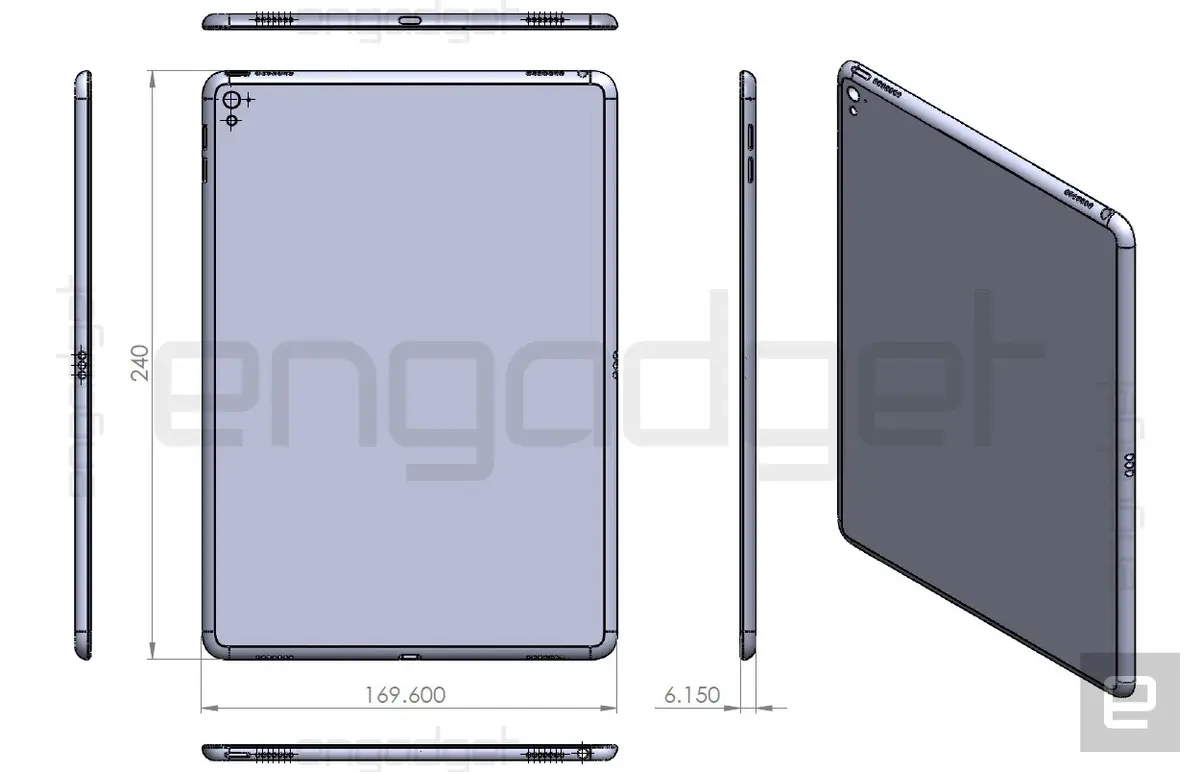 iPad Air 3 : un nouveau schéma confirme le "Smart Connector" et les 4 haut-parleurs