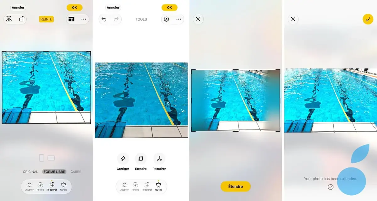 Evidemment petit test &agrave; la piscine