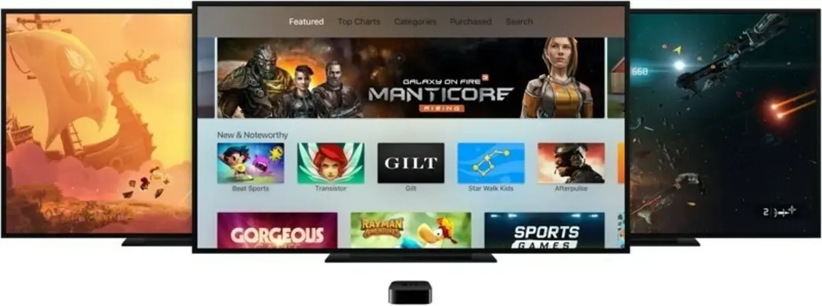 סרטונים להצגת אפליקציות Apple TV