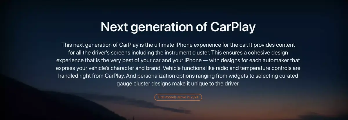 Le nouveau CarPlay enfin en approche !