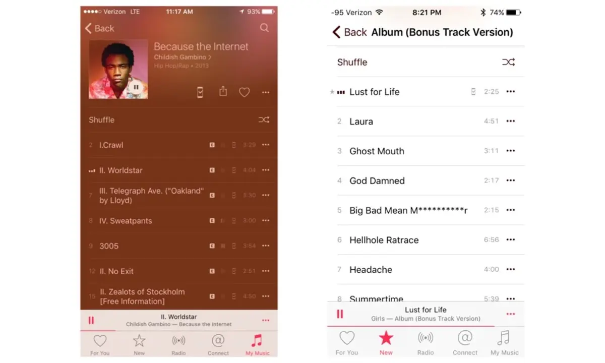 iOS 9.3 b4 שולל משירי Apple Music את מחוון הפופולריות החדש שלהם