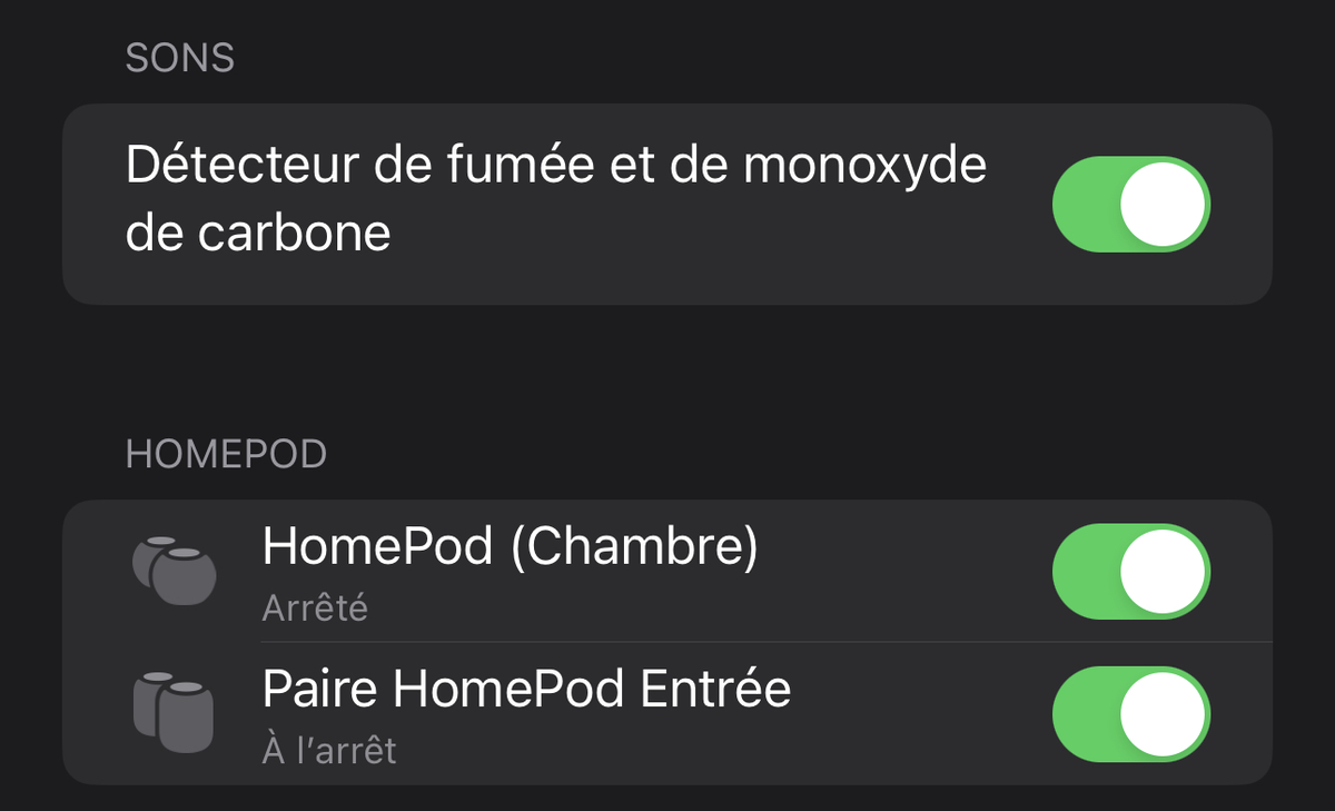 HomePod : voici comment activer la reconnaissance des alarmes pour la fumée et le CO