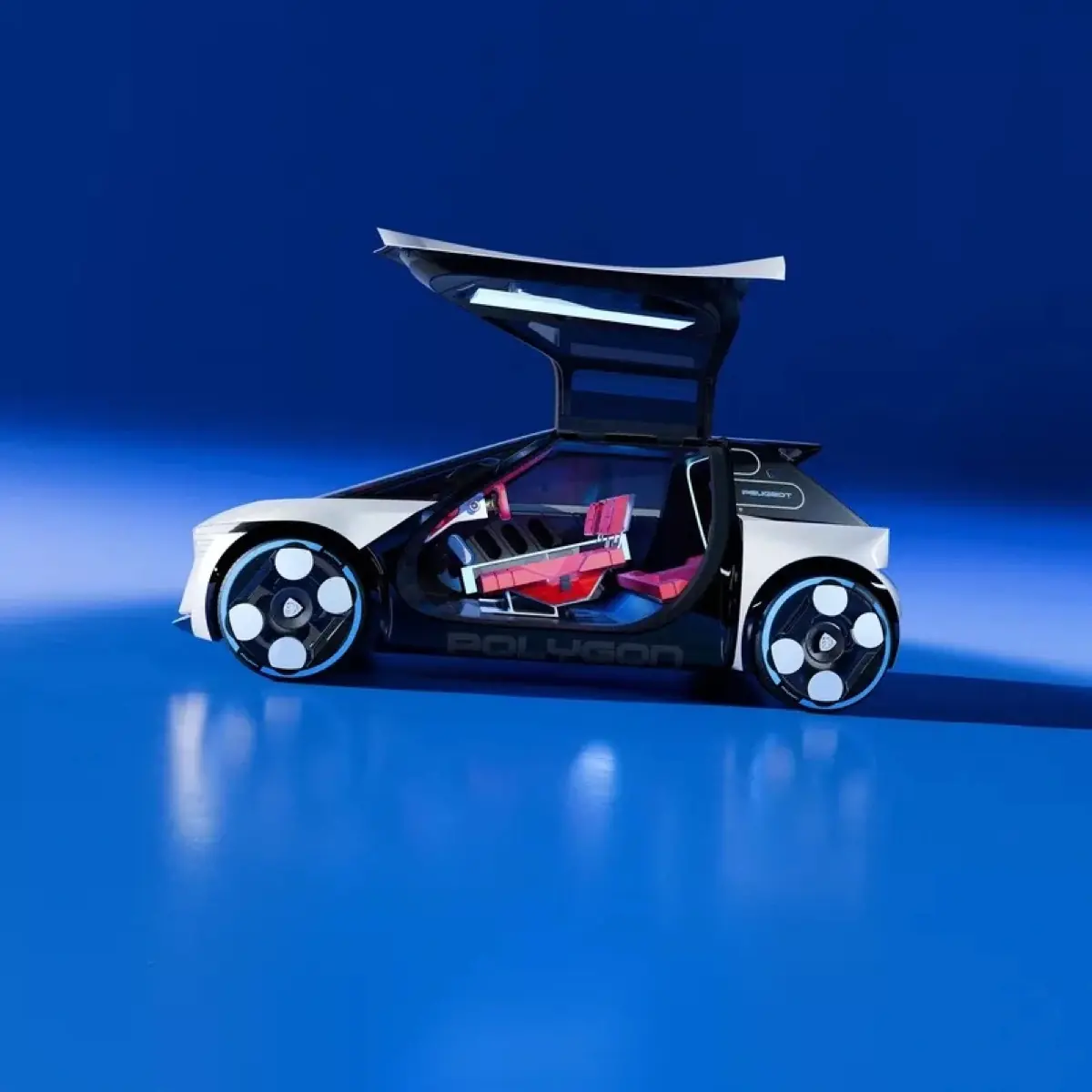 Peugeot Polygon : fini les écrans et coucou le volant carré ?