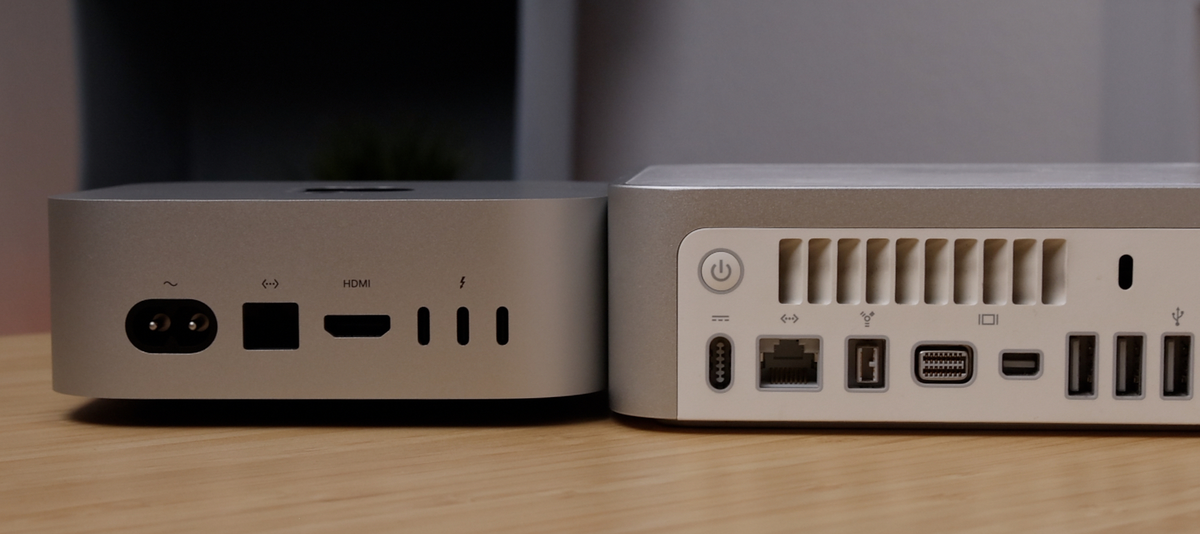 Fût un temps où les ports étaient légion sur les Mac mini !