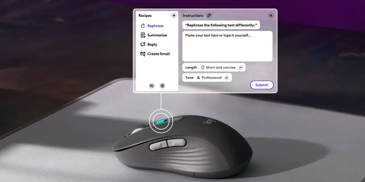 Logitech dévoile sa nouvelle souris avec un bouton ChatGPT !