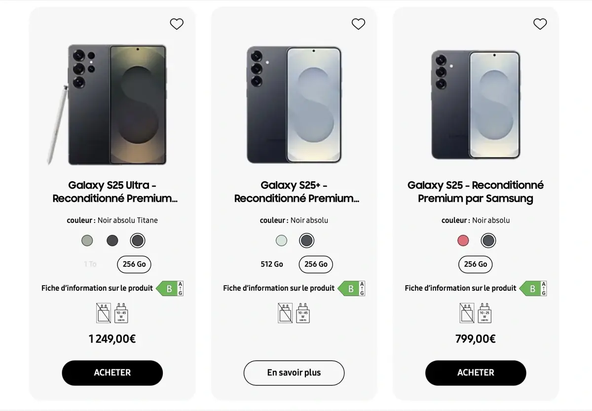 Samsung lance son programme Reconditionn&eacute; Premium en France, mais c&rsquo;est quoi ces prix&nbsp;?!
