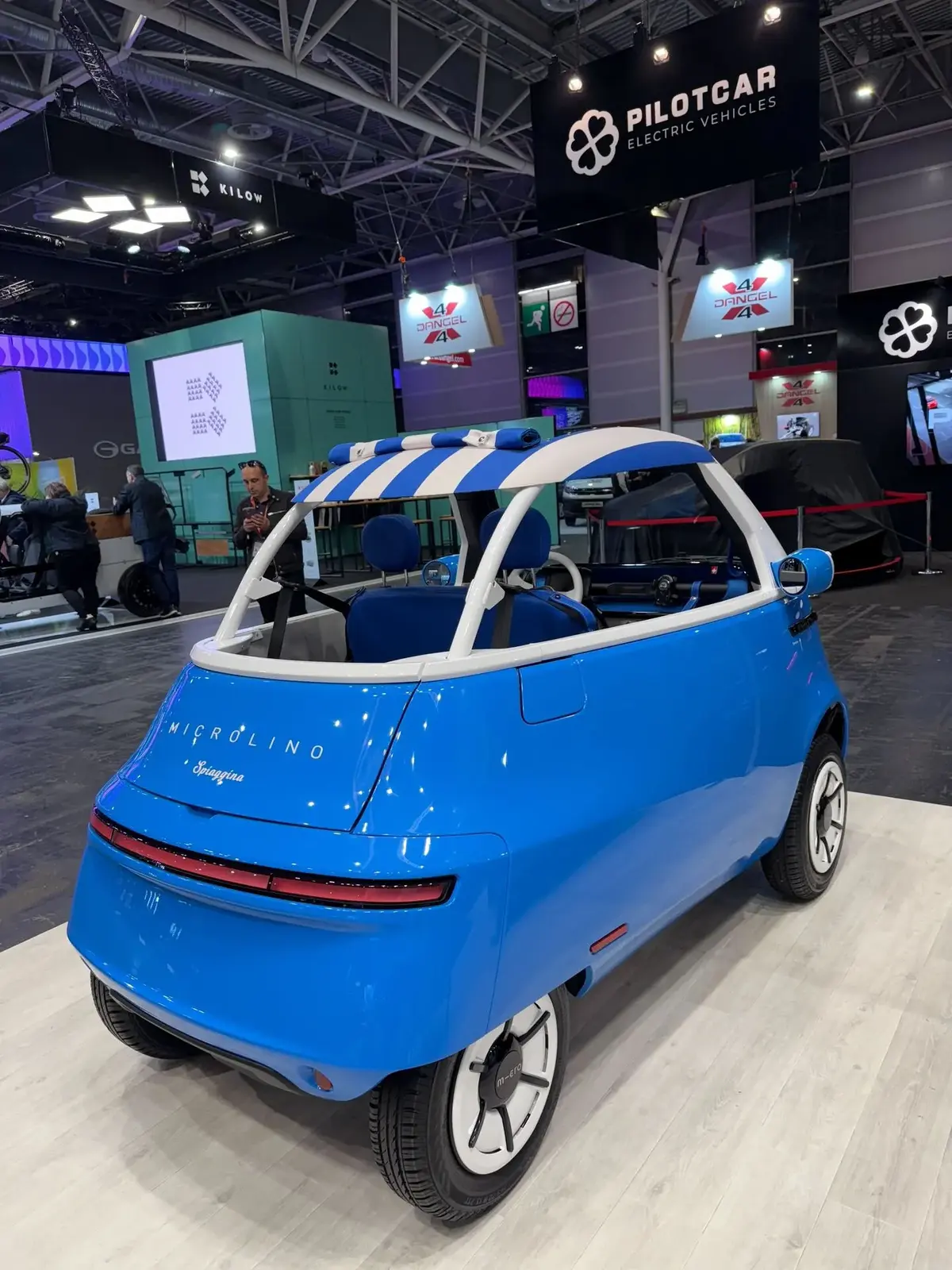 Microlino Spiaggina dévoilée au Mondial de l’Auto : une électrique rétro et estivale