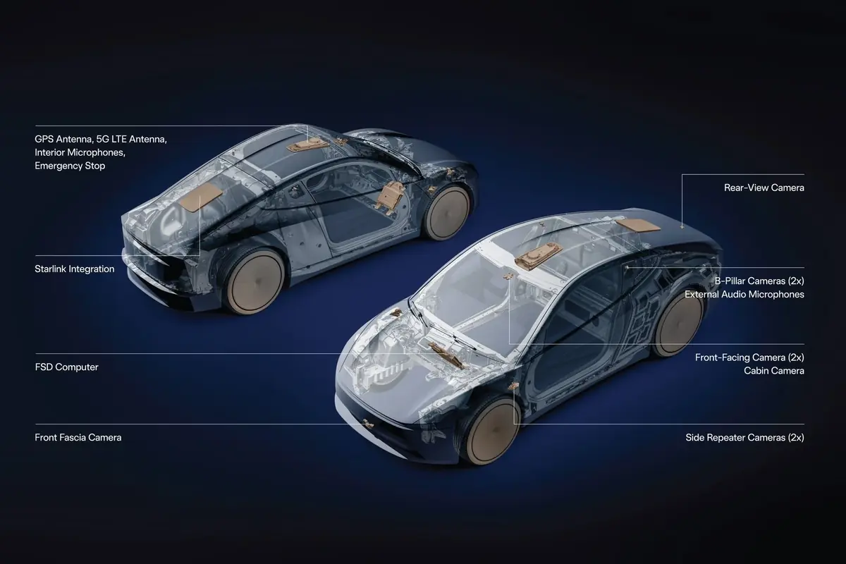 Tesla Starlink CyberCab