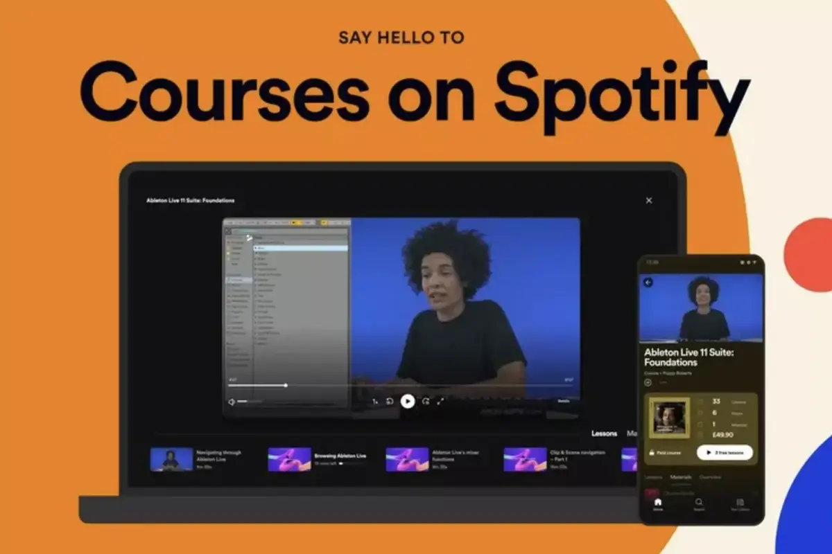 Un miniplayer et des cours en vidéo sur Spotify
