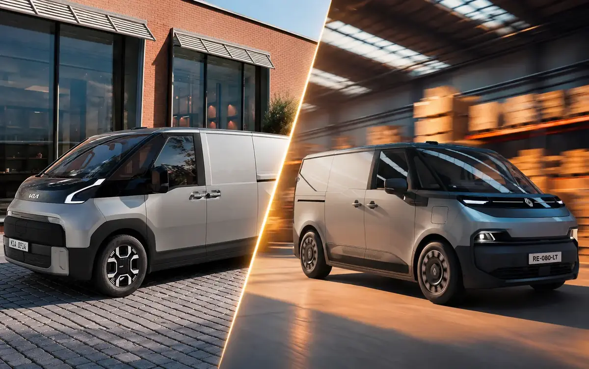Kia PV7 et Renault Trafic&nbsp;: les fourgons &eacute;lectriques passent au 800 volts