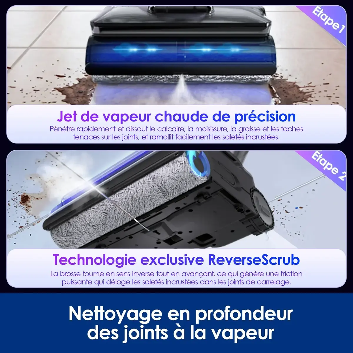 Test Tineco FLOOR ONE S9 Artist Boost Steam&nbsp;: la puissance de la vapeur