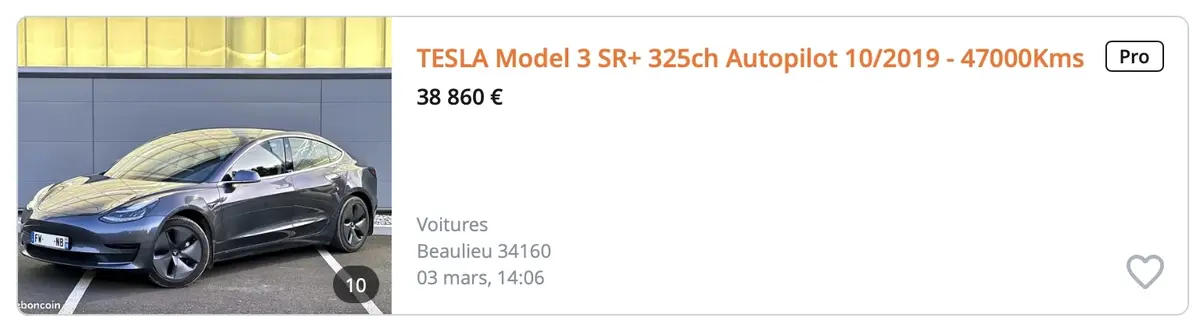 +10 000€ pour la Tesla Model 3 de base : est-elle encore un "bon plan" face à la concurrence ?