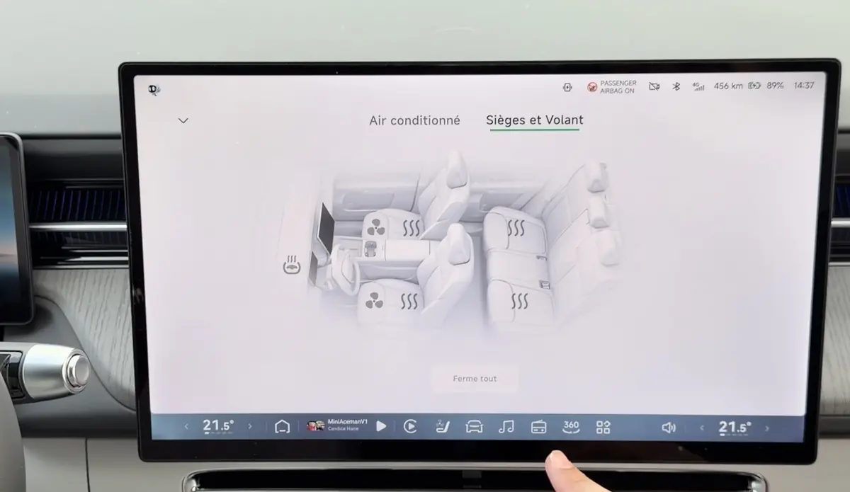Test des &eacute;crans du XPeng G6 2026&nbsp;: sentinelle, XCombo... &agrave; la hauteur de Tesla&nbsp;!