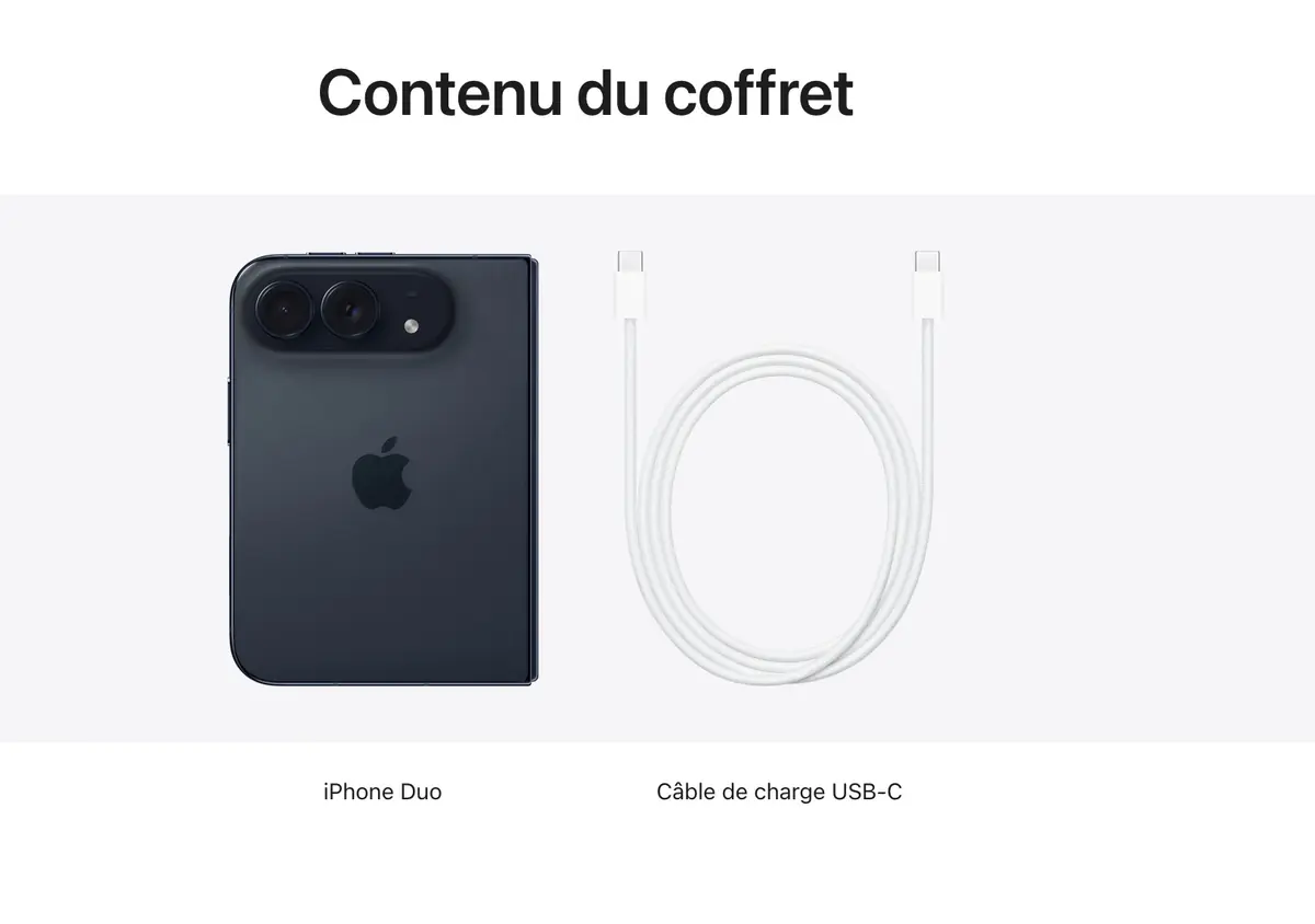L'iPhone Duo est officiel&nbsp;! Voil&agrave; toutes les infos