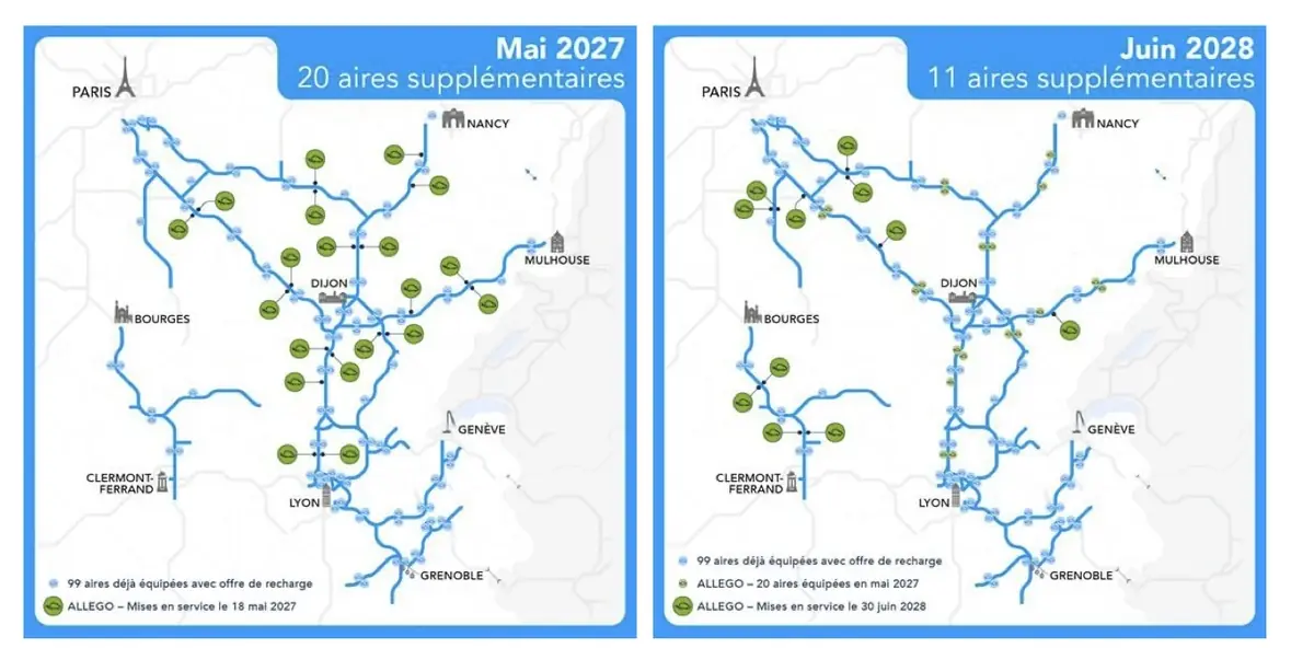 Les bornes de recharge Allego vont se multiplier sur les autoroutes