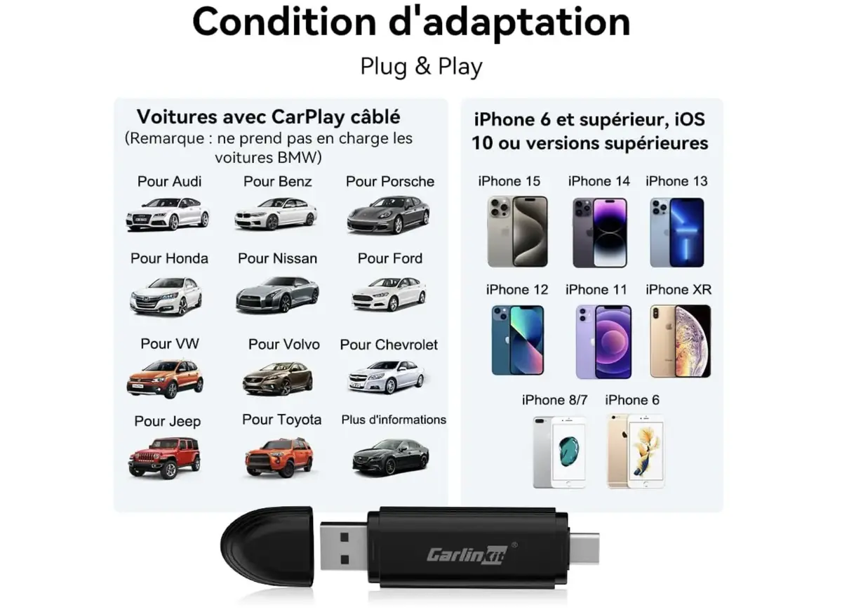 CarPlay plante en filaire ? Cet accessoire peut vous sauver