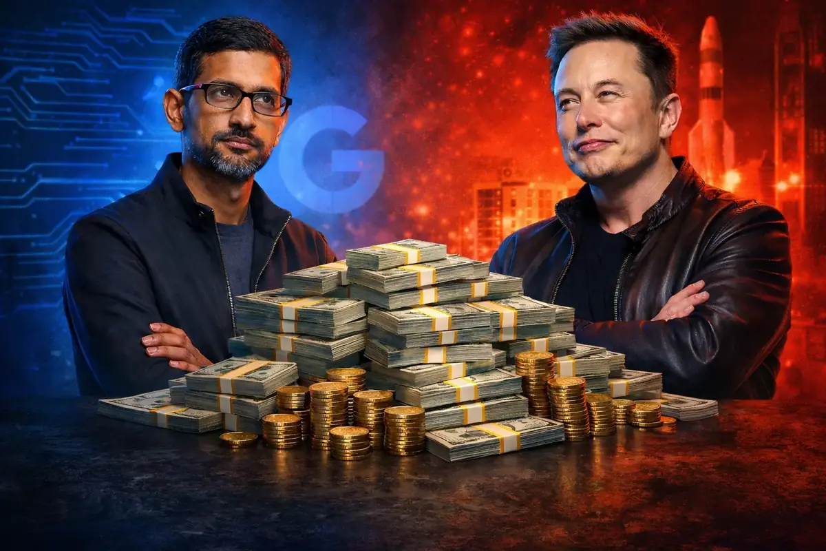 Sundar Pichai Elon Musk