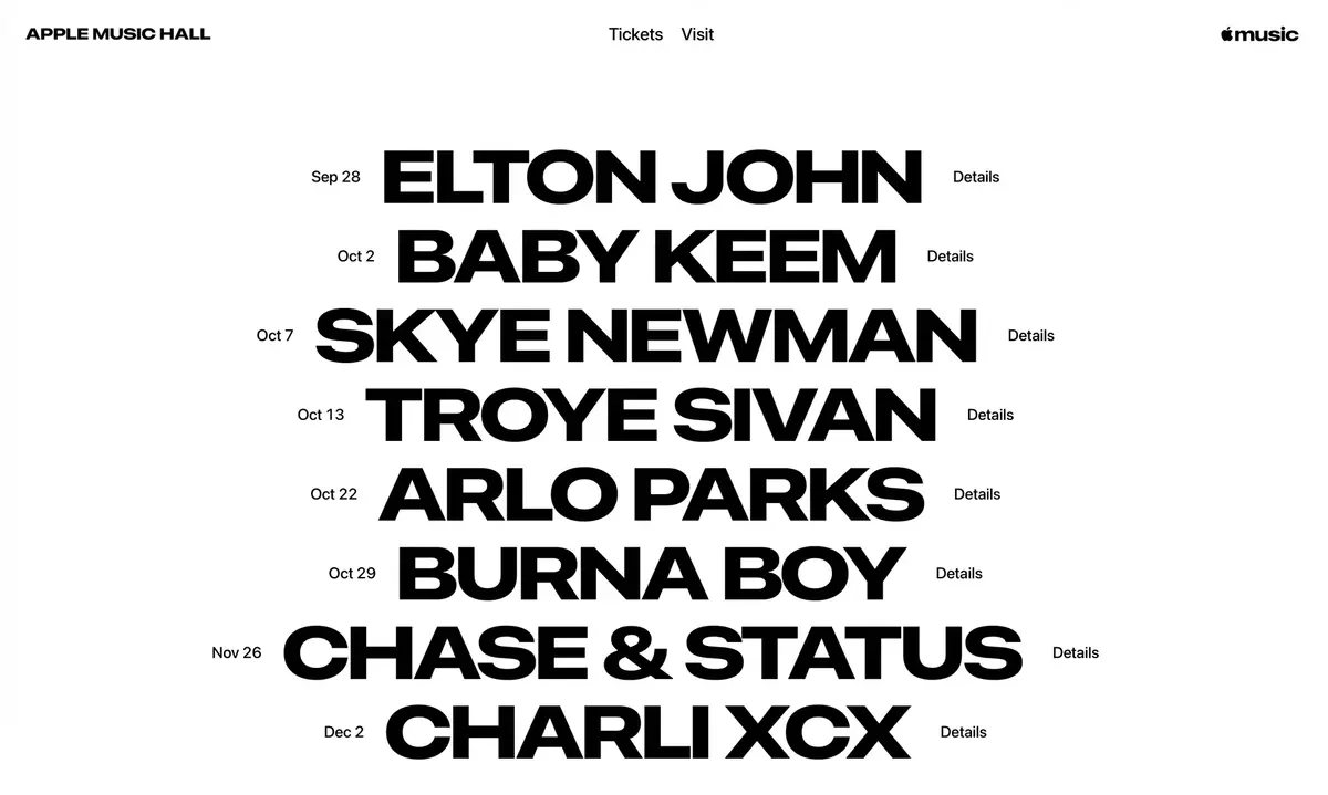 Elton John inaugurera la salle de concert d'Apple&nbsp;: voici la liste officielle des artistes&nbsp;!