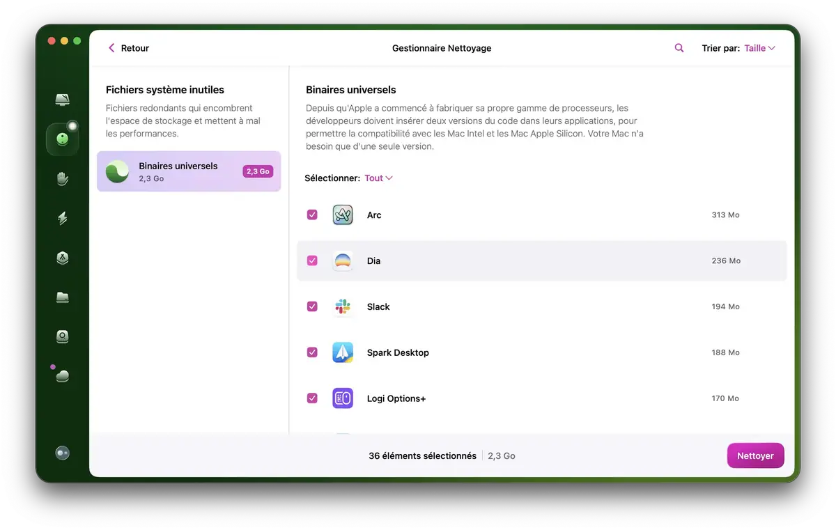 Plus de place sur votre Mac&nbsp;? Les 5 meilleurs logiciels pour gagner de l'espace