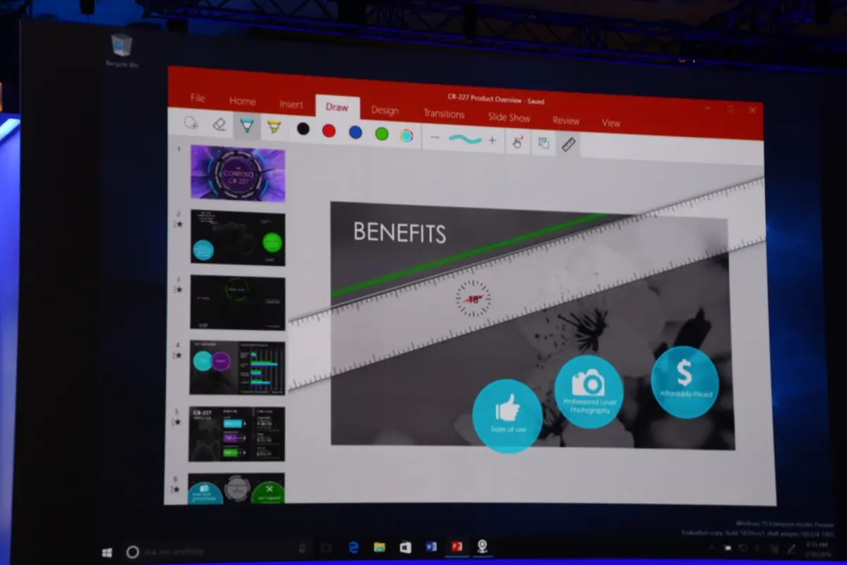 Microsoft place l'usage du stylet au coeur de Windows 10