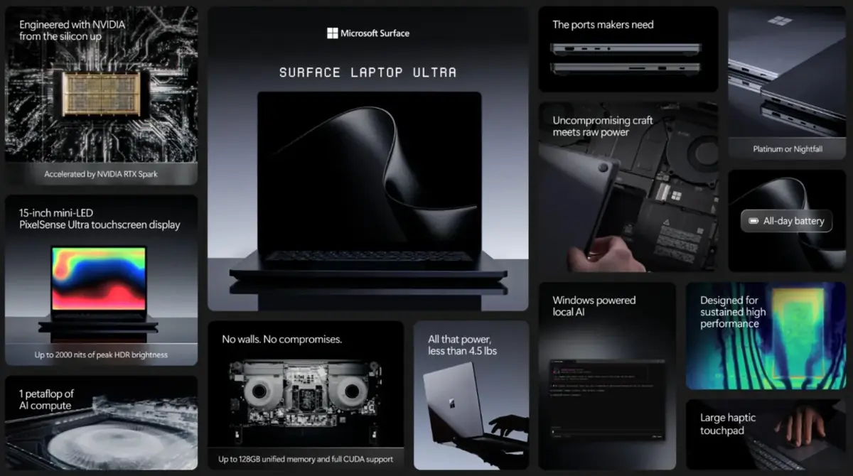 RTX Spark&nbsp;: Nvidia et Microsoft veulent r&eacute;inventer les PC pour d&eacute;fier les MacBook Pro