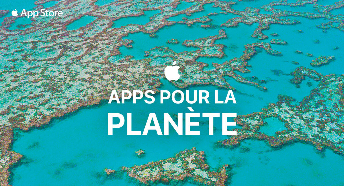 Journée de la Terre : une pomme verte à l'Apple Store, des apps et des leçons