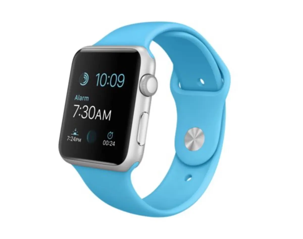 お得なセール: Apple Watch Sport 42mm (ブルーストラップ付き) 349ユーロ