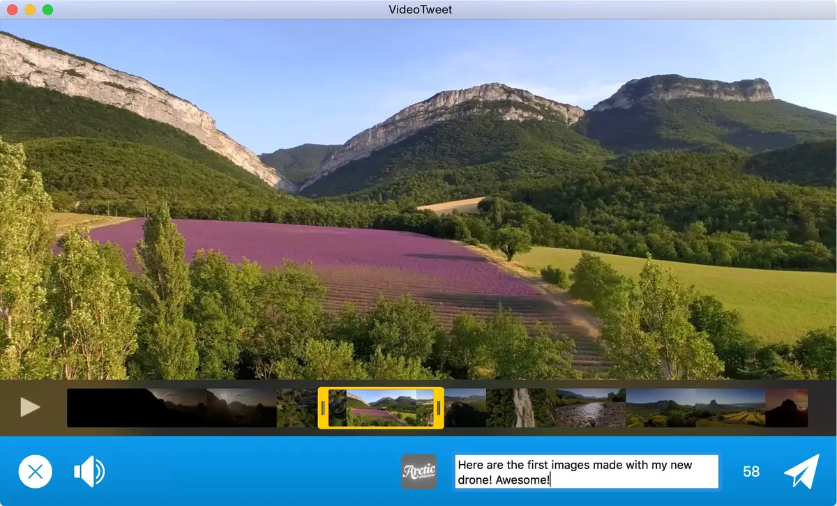 VideoTweet : une petite app pour créer des vidéos Twitter rapidement sur Mac