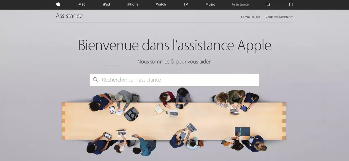 L'assistance en ligne d'Apple adopte un look plus moderne