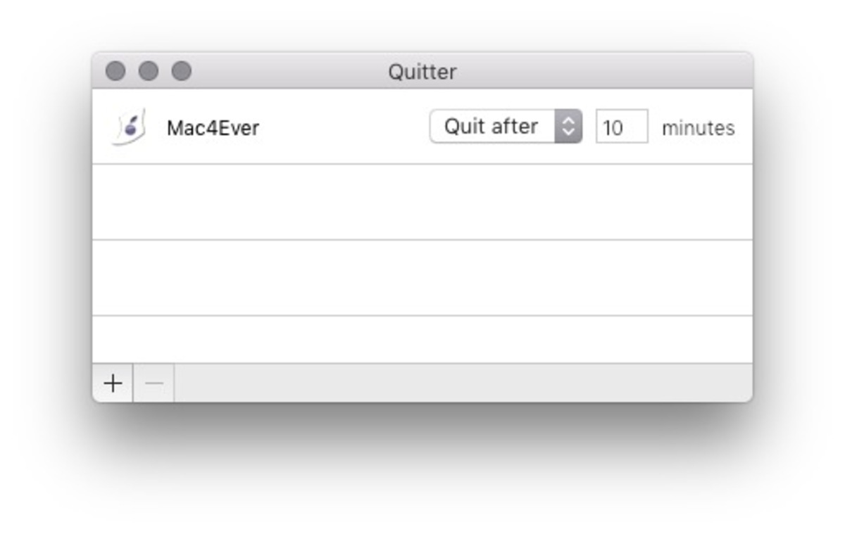 Quitter を使用して Mac 上のアイドル状態のアプリケーションを自動的に閉じる (または非表示にする)